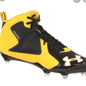 under armour yellow cleats